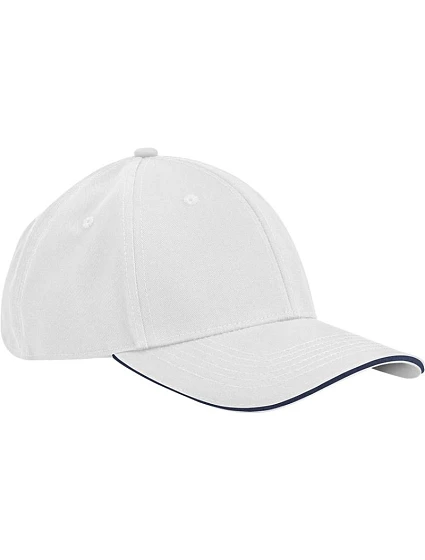 Beechfield B 820C 6 panelová kšiltovka EarthAware® 53.820C white/french navy Beechfield B 820C 6 panelová kšiltovka EarthAware® 53.820C white/french navy