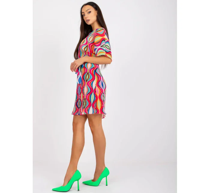 Šaty DHJ SK 9651.51 tmavě růžová