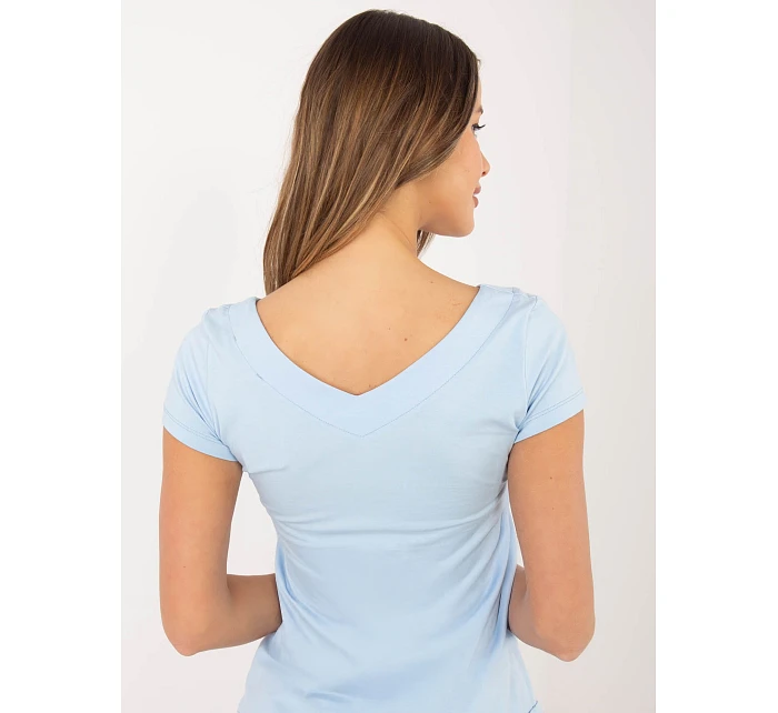 Bluzka RV BZ model 22072979 jasny niebieski - FPrice
