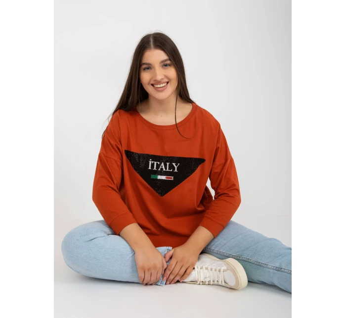 Halenka VI BZ 2911.82P tmavě oranžová