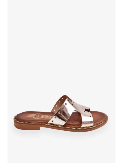 Dámské sandály s ozdobnými výřezy zlato Emily Dámské sandály s ozdobnými výřezy zlato Emily