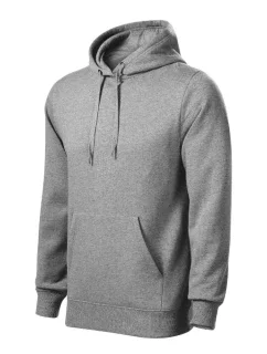 Cape Free mikina pánská tmavě šedý melír