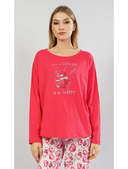 Dámské pyžamo dlouhé Good model 17793668 - Vienetta Secret