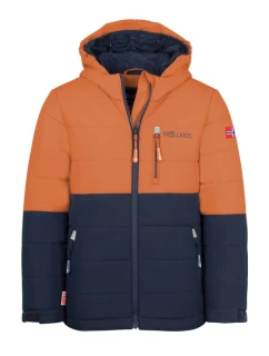 Dětská zimní nepromokavá oranžová lyžařská bunda Trollkids Hemsedal Snow Jacket XT (513-176)