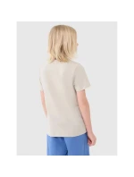 Chlapecké bavlněné tričko 4F 4FJWSS25TTSHM2186-12S Chlapecké bavlněné tričko 4F 4FJWSS25TTSHM2186-12S