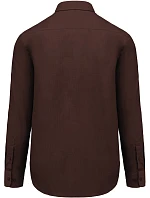K Popelínová košile s dlouhým rukávem 20.K brown model 22510011 - Kariban K Popelínová košile s dlouhým rukávem 20.K brown model 22510011 - Kariban