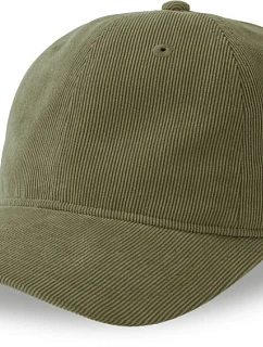 6 panelová manšestrová kšiltovka olive model 22478957 - Atlantis Headwear