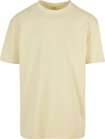 Build your Brand BY 102 Oversize tričko z těžké bavlny 56.0102 soft yellow
