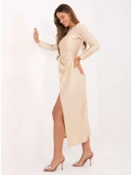 Sukienka IT SK model 21441163 jasny beżowy - FPrice