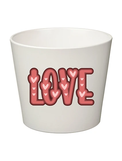 LOVE (VERZE 2) - malý květináč 