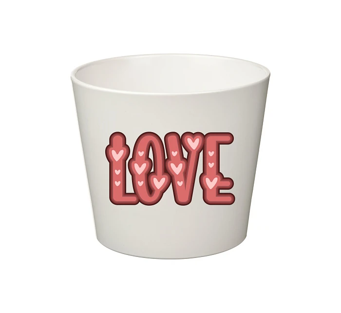 LOVE (VERZE 2) - malý květináč 