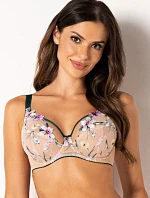 Dámská podprsenka 19224 Béžovo zelená mix - Mediolano