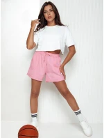 Dámské teplákové šortky PELLA pink FashionStreet SY0410