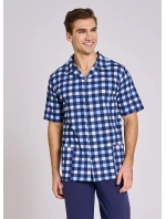 Taro Sammuel 3183 pyžamo kr/r M-2XL pánské pyžamo na zip