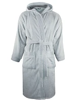 Bathrobe Župan s kapucí silver grey model 22526763 - The One Towelling