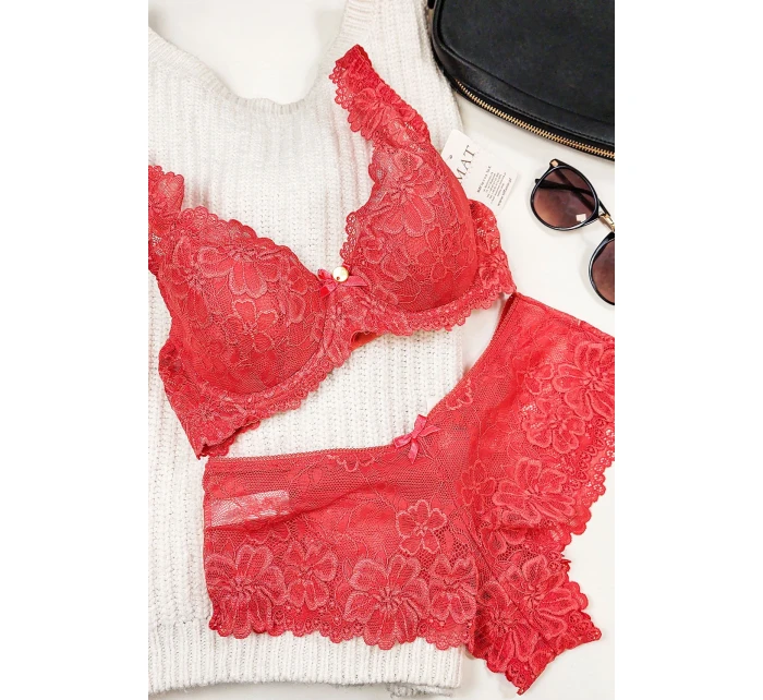 Mat 053/54/2 Carmela barva: červená Mat 053/54/2 Carmela barva: červená