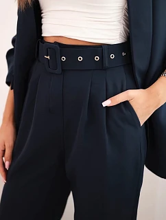 Elegantní souprava saka a kalhot námořnictvo