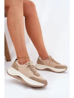 Dámské semišové tenisky na platformě Big Star RR274A345 HI-POLY SYSTEM Tmavě béžové Dámské semišové tenisky na platformě Big Star RR274A345 HI-POLY SYSTEM Tmavě béžové