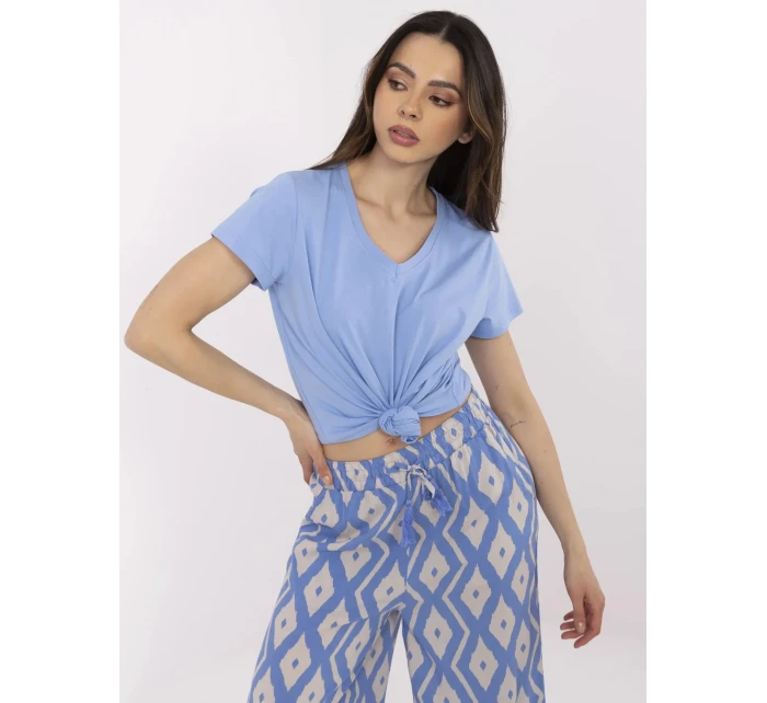 T shirt CLM TS model 21095081 niebieski - FPrice T shirt CLM TS model 21095081 niebieski - FPrice