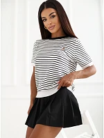 Sweter IR SW model 22284360 biało czarny - FPrice Sweter IR SW model 22284360 biało czarny - FPrice