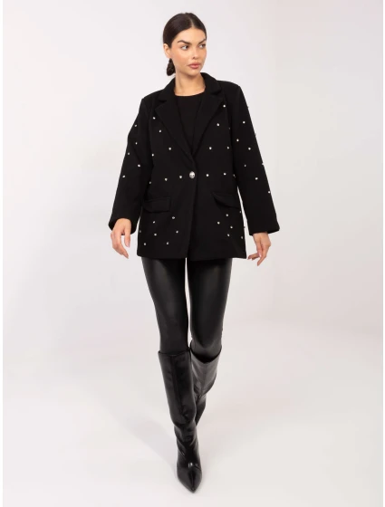 Marynarka IT MA model 21795557 czarny - FPrice Marynarka IT MA model 21795557 czarny - FPrice