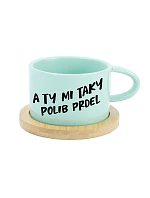 A TY MI TAKY POLIB PRDEL - mint hrníček makronka 200 ml A TY MI TAKY POLIB PRDEL - mint hrníček makronka 200 ml