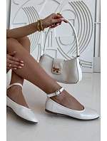 Dámské baleríny 21-42 Janelor bílé - Diamantique