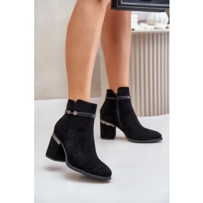 Boty na podpatku model 202126 Step in style Boty na podpatku model 202126 Step in style