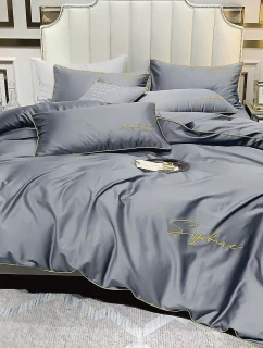 Ložní souprava z mikrovlákna s výšivkou model 21961458 160x200 - Cotton World