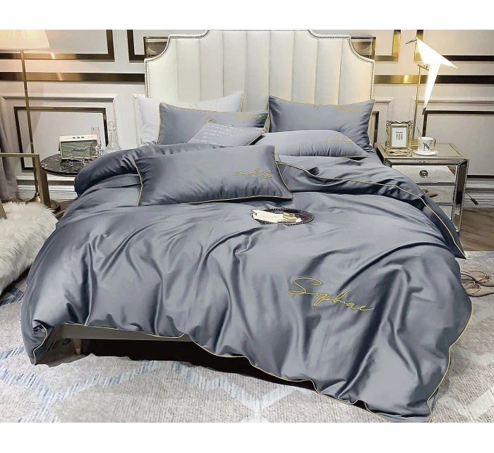 Ložní souprava z mikrovlákna s výšivkou model 21961458 160x200 - Cotton World