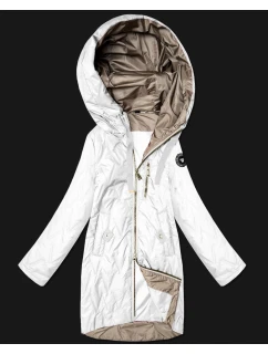 kurtka damska z Goodlookin biała model 22019131 - S'WEST