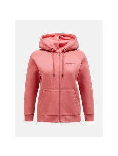 Peak Performance W Original Small Logo Zip Hood Pink