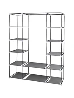 TEXTILNÍ ZAHRADA 175x133x43 cm tmavě šedá 28873