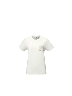 Dámské tričko MILLET Cimaï Collab Ts Ss W, béžové