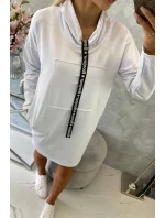 Šaty s kravatou bílé Šaty s kravatou bílé