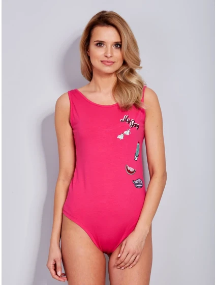 Dámské body EN BO 1440.89 tmavě růžová Dámské body EN BO 1440.89 tmavě růžová