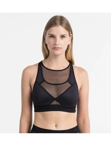 Podprsenka Unlined Bralette QF4490E černá - Calvin Klein