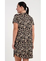 Dámská noční košile s krátkým rukávem model 21943671 - Vienetta Dámská noční košile s krátkým rukávem model 21943671 - Vienetta