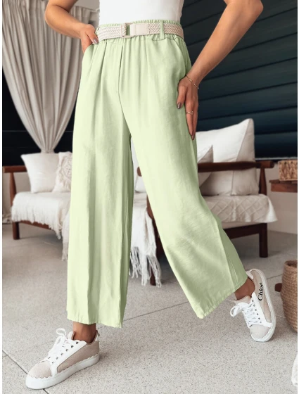 Dámské zvonové kalhoty CHIMAS mint FashionStreet UY2108