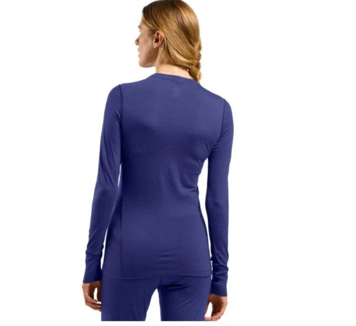 Odlo BL TOP spodní prádlo s dlouhým rukávem l/s MERINO 200 velikost S Blue