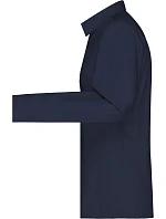JN 677 Popelínová halenka s dlouhým rukávem model 22436651 navy - Daiber JN 677 Popelínová halenka s dlouhým rukávem model 22436651 navy - Daiber
