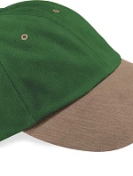 Beechfield B 57 6 panelová nízkoprofilová kšiltovka 53.0057 forest green/taupe