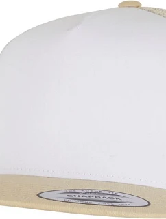 Flexfit 6006 5 panelová Trucker kšiltovka 55.6006 gold/white/beige