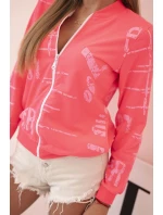 Halenka tmavě pudrově růžová model 21753225 - K-Fashion Halenka tmavě pudrově růžová model 21753225 - K-Fashion