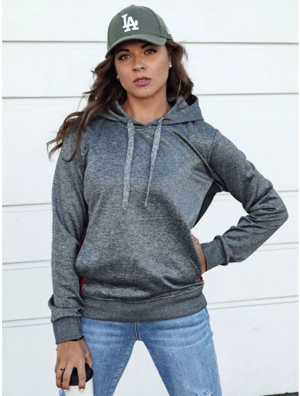 Dámská sportovní mikina tmavě šedá Dstreet model 21980143 - FashionStreet