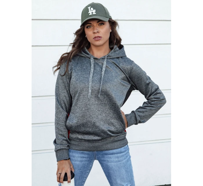 Dámská sportovní mikina tmavě šedá Dstreet model 21980143 - FashionStreet