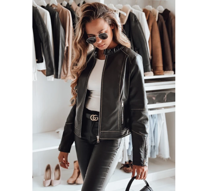 LOVEBIKER dámská kožená bunda ramones černá FashionStreet TY4964 LOVEBIKER dámská kožená bunda ramones černá FashionStreet TY4964