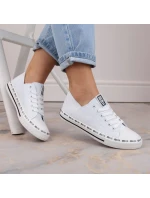 W model 22018124 bílé prolamované nízké tenisky - Big Star W model 22018124 bílé prolamované nízké tenisky - Big Star