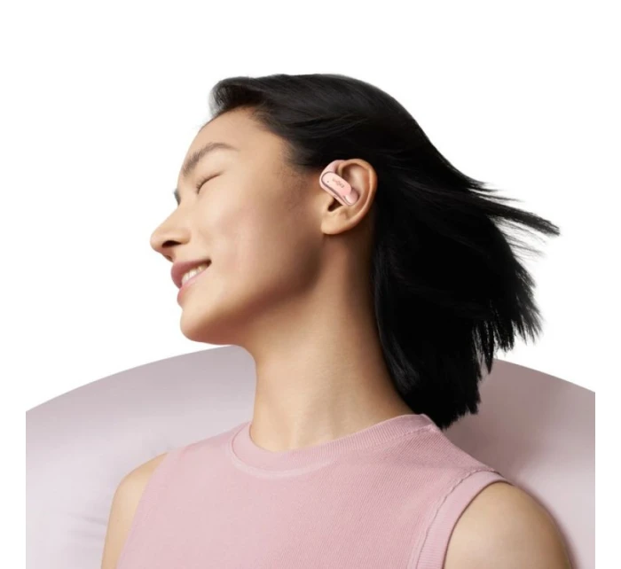 Bezdrátová sluchátka do uší Shokz OpenFit Air růžová