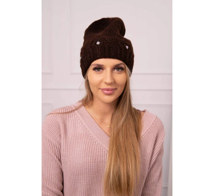 Dámská čepice Ramona K383 hnědá Dámská čepice Ramona K383 hnědá